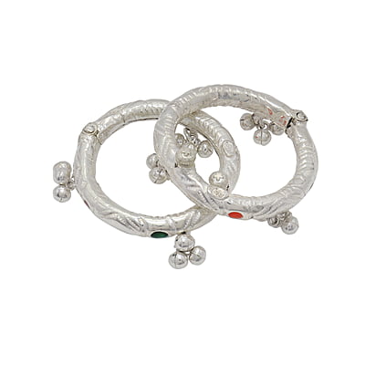 Buy a sterling Silver Baby Payal Kolusu Anklets for Delicate Adornment